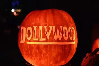 dollywood pumpkin during fall in the smokies